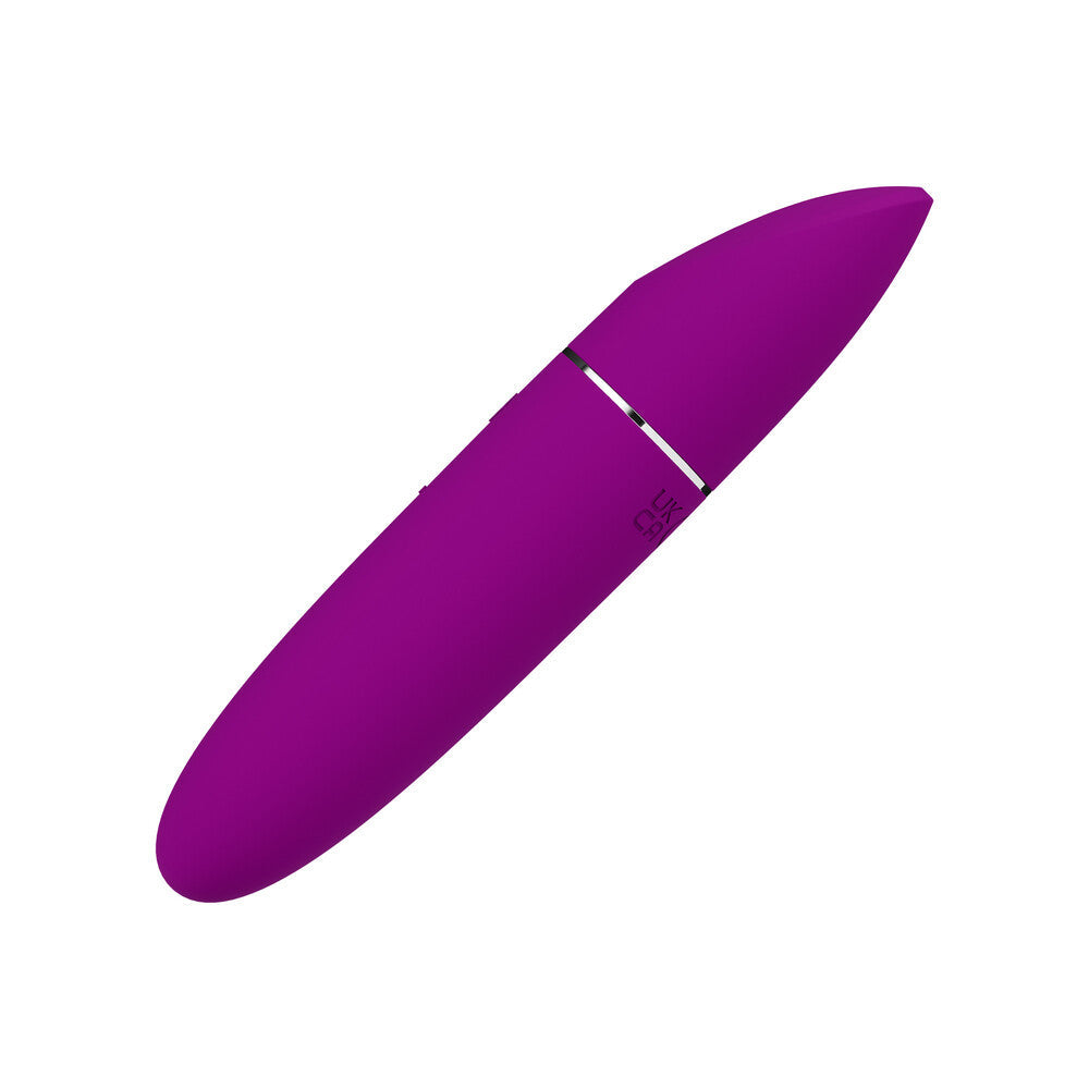 Purple mini vibrator for discreet clitoral stimulation